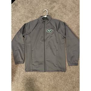 New York Jets Antigua Links Full Size Golf Jacket Mens Medium